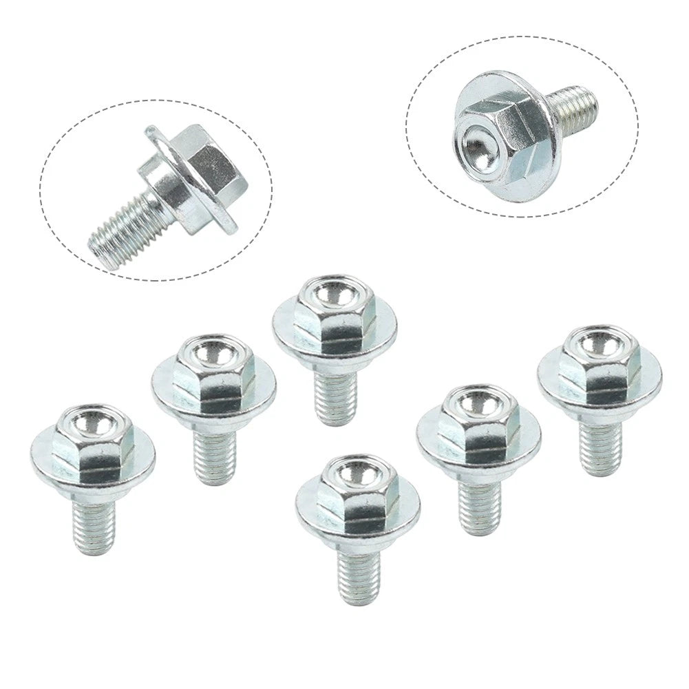 Set of 6 Radiator Shroud Bolts M5x9 for Honda CRF 250R 250X 450R 450X (2004–2021) 90101-KRN-730