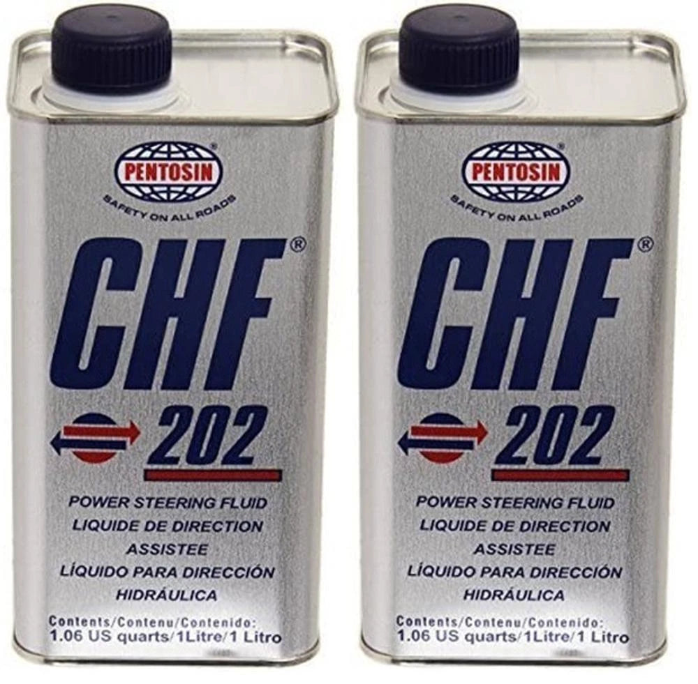 2X 1L Pentosin CHF 202 Power Steering Fluid for