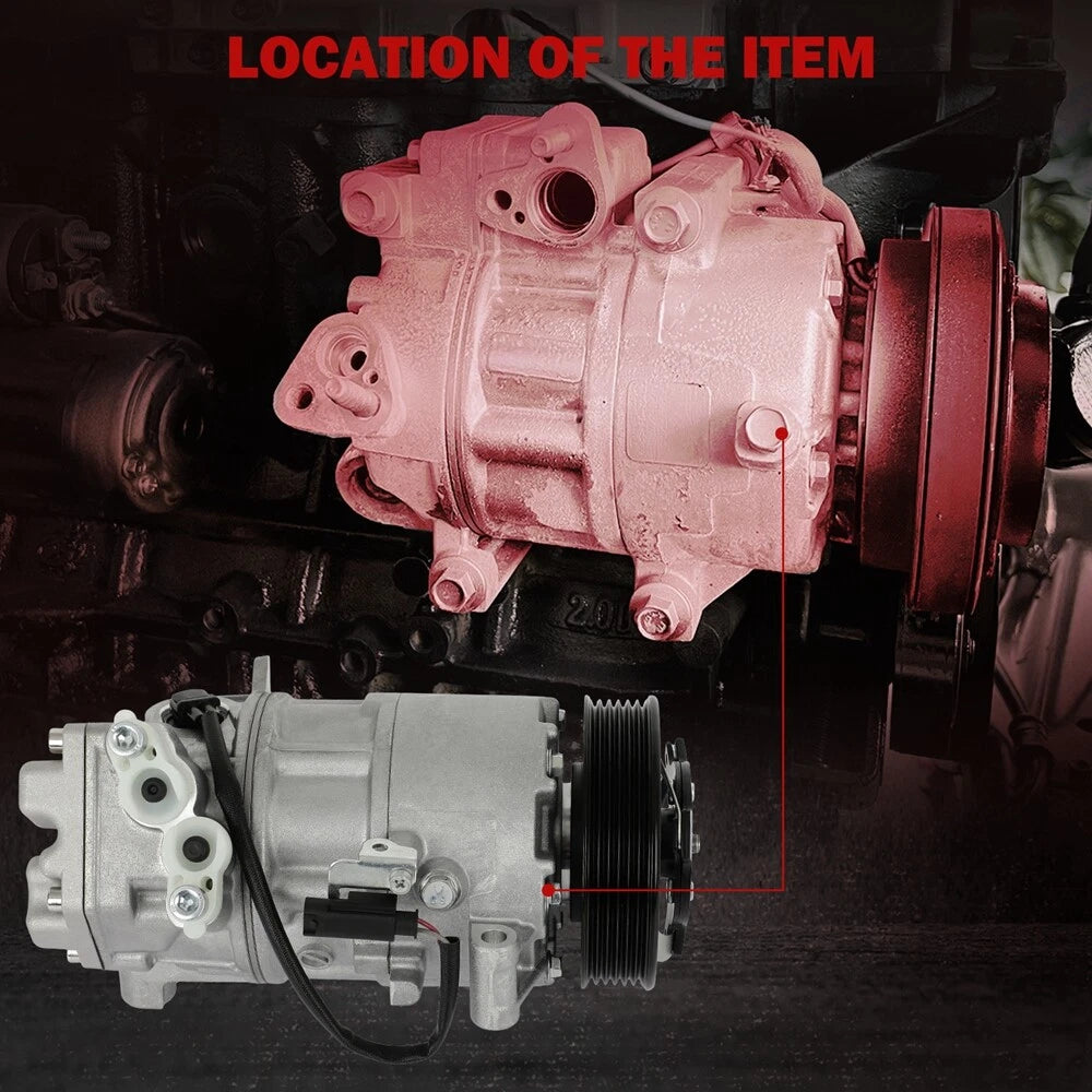 A/C Compressor & Clutch for BMW 118i 120i 320i (2012-2013)