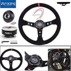 14in Steering Wheel with Quick Release for BMW E30 M3 M5 318i 528e