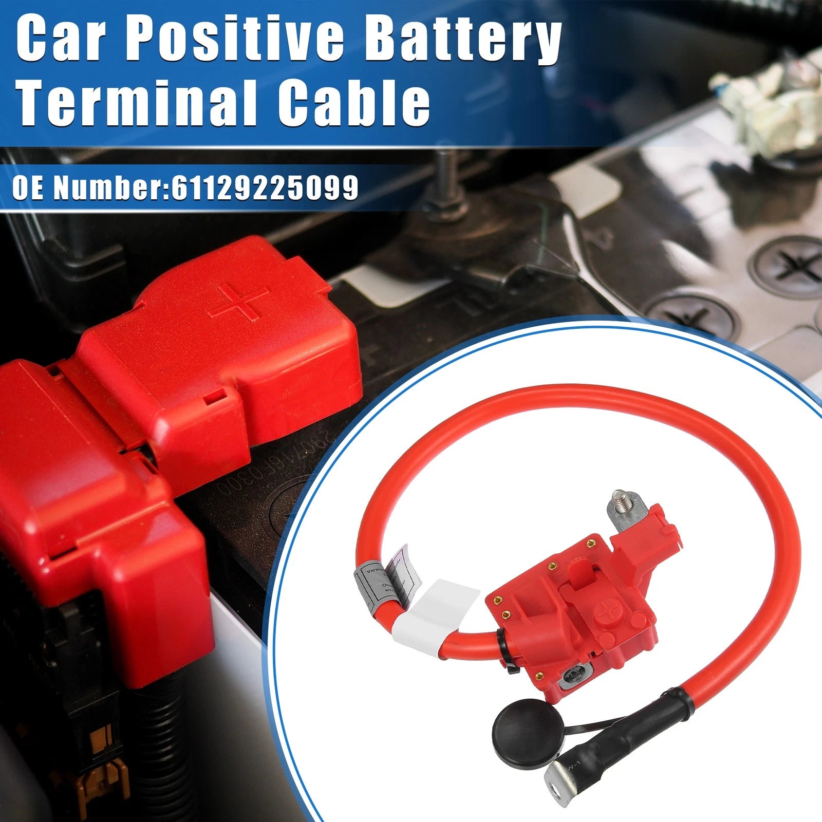 Positive Battery Terminal Cable No. 61129225099 for BMW X3 28i 35i (2011–2014)