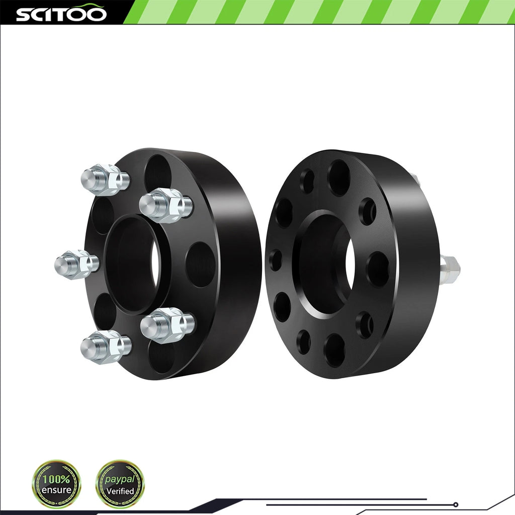 2 Pcs Wheel Spacers 5x5 1.5" Thick 1/2" Stud for Jeep Grand Cherokee (2000–2015)