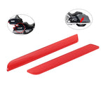 2X Small Reflectors Saddle Bag Latch Cover for Harley Road Glide FLTRX (2014–Present) Red