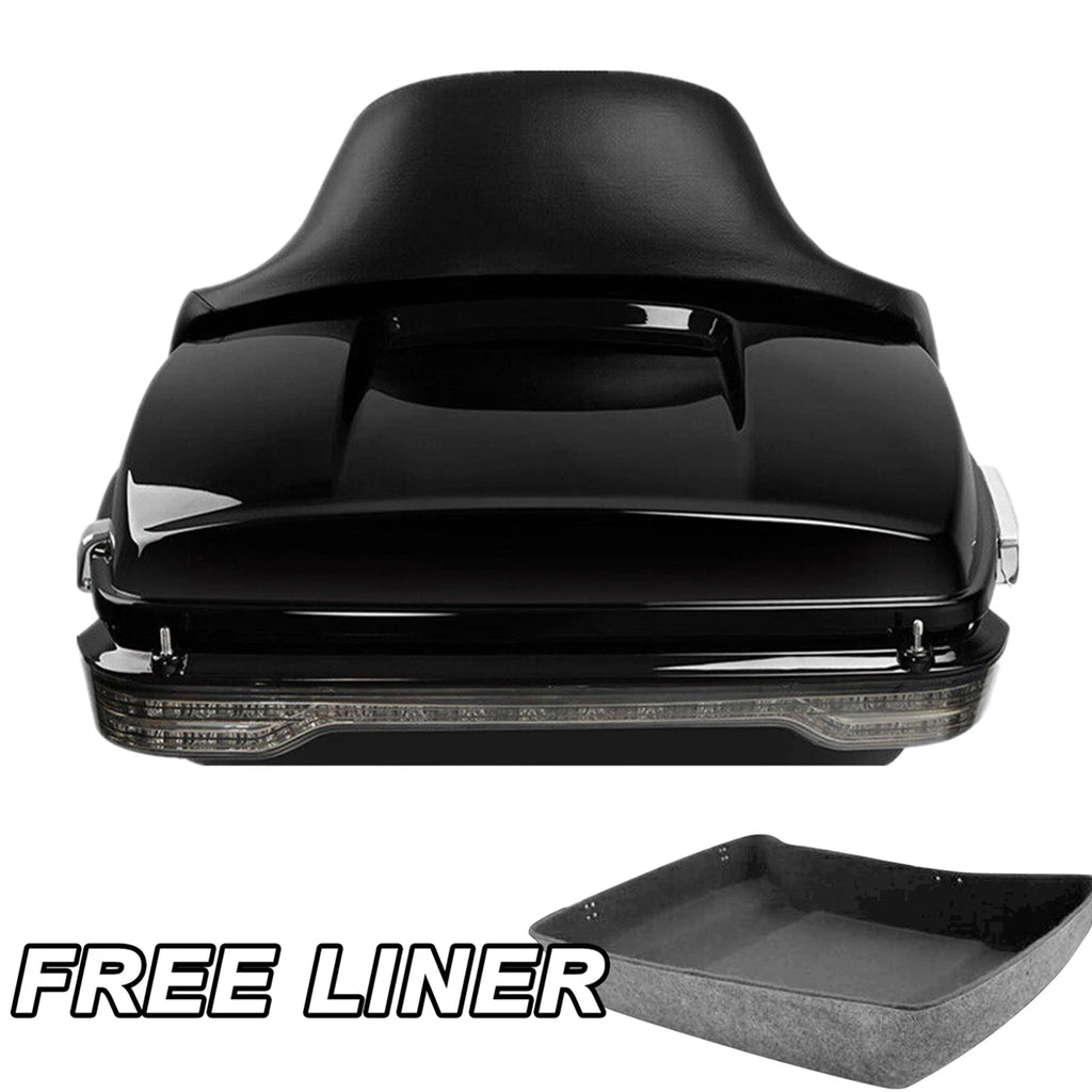 LED Chopped Trunk Backrest Pad for Harley Electra Road Glide (2014–2026)