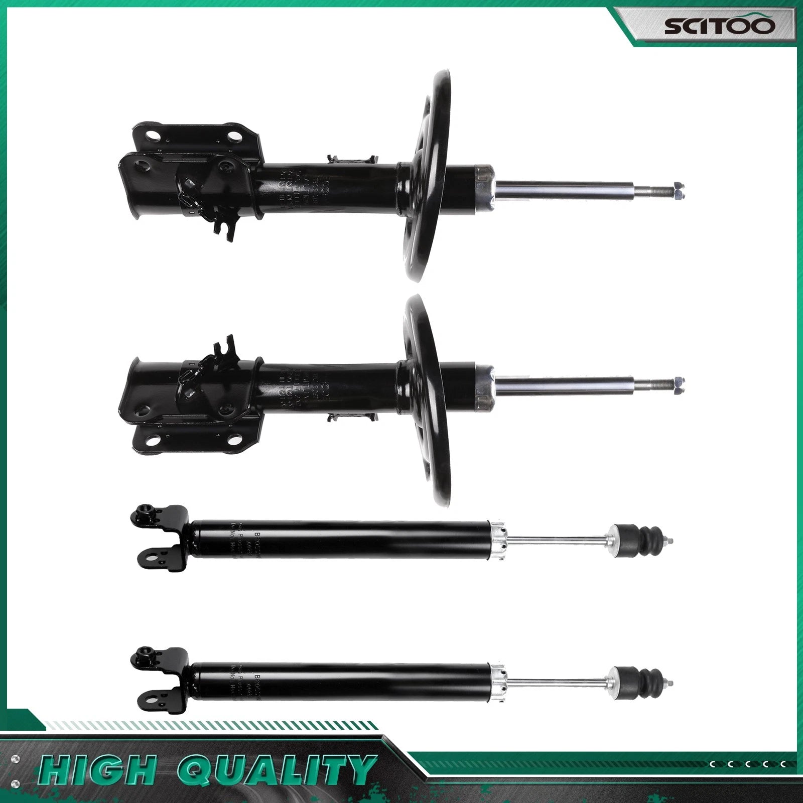 Front and Rear Struts Shocks for Nissan Maxima (2009–2014)