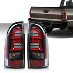 Red LED Tube Tail Lights for Toyota Tacoma (2005–2015)