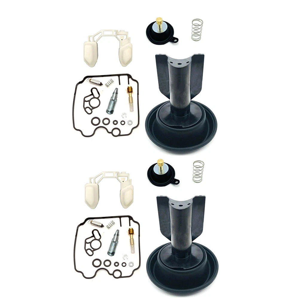 2X Carburetor Float Plunger Diaphragm Kit for Yamaha TDM850 (1991–1993), FZR1000 (1989–1995)