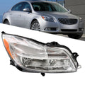 Headlight Assembly for Buick Regal (2011–2013) Right Halogen Chrome Clear