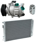 AC Compressor Kit With Condenser Replacement for Hyundai Accent (2016–2017)