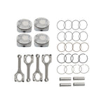 Set of 4 Connecting Rod & Piston Kit for Hyundai Kia Accent Rio (2012–2012)