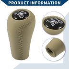 5 Speed Manual Gear Shift Knob for Toyota 4Runner (1993–2001) Faux Leather Beige
