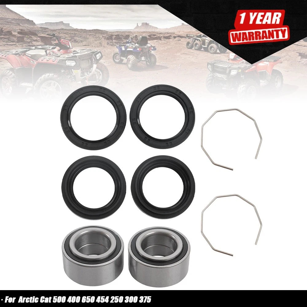 Front Wheel Hub Bearings Seal Kit for Arctic Cat ATV (375–600)