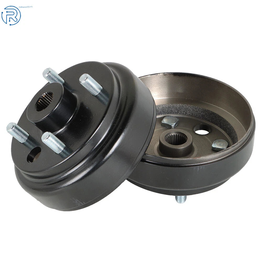 2X 21807G1 Rear Wheel Brake Hub Drum 30 Spline for EZGO RXV (1991–Present)
