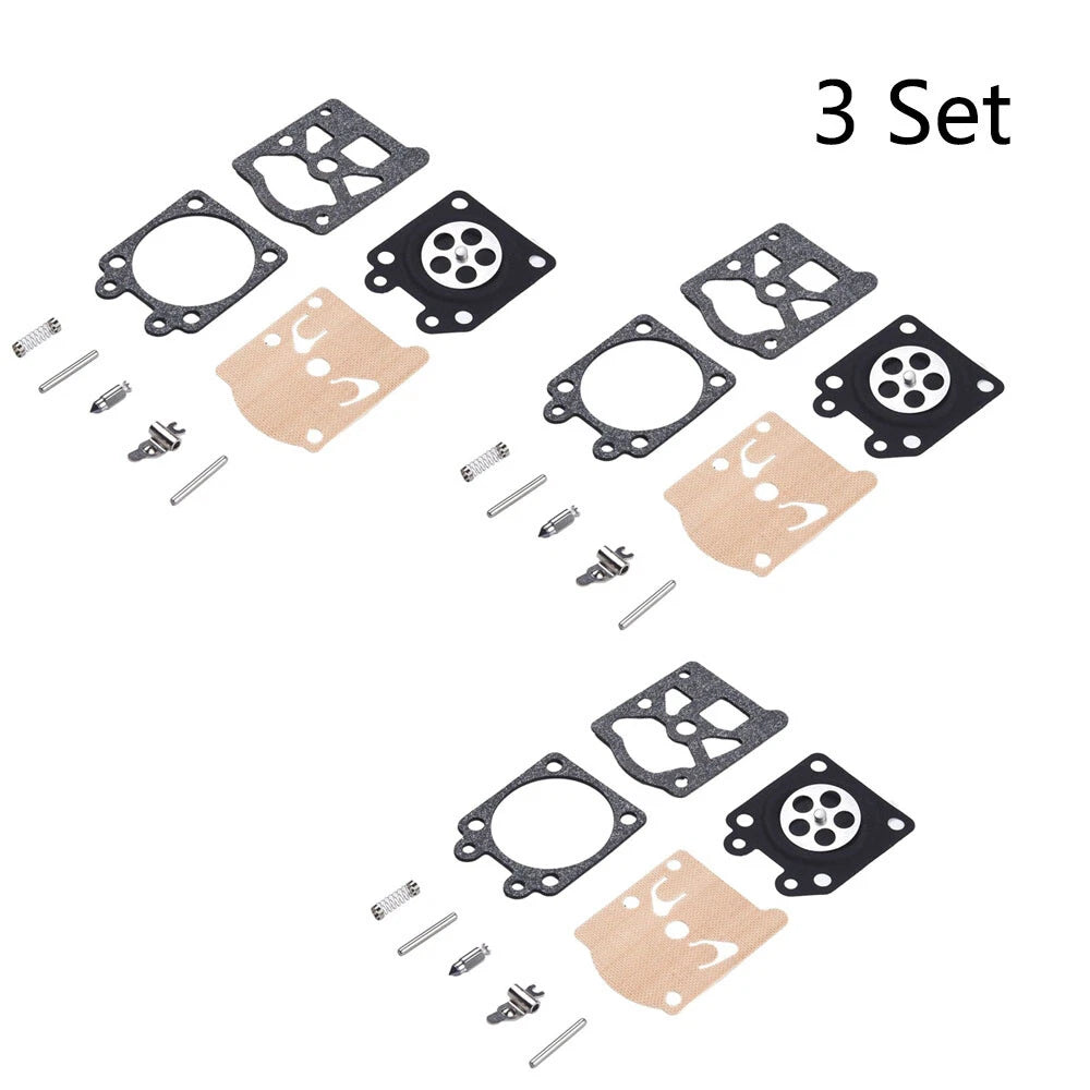 Set of 3 Carburetor Gasket Kits for Stihl 021 023 025 MS210 MS230 (Walbro K11-WAT)
