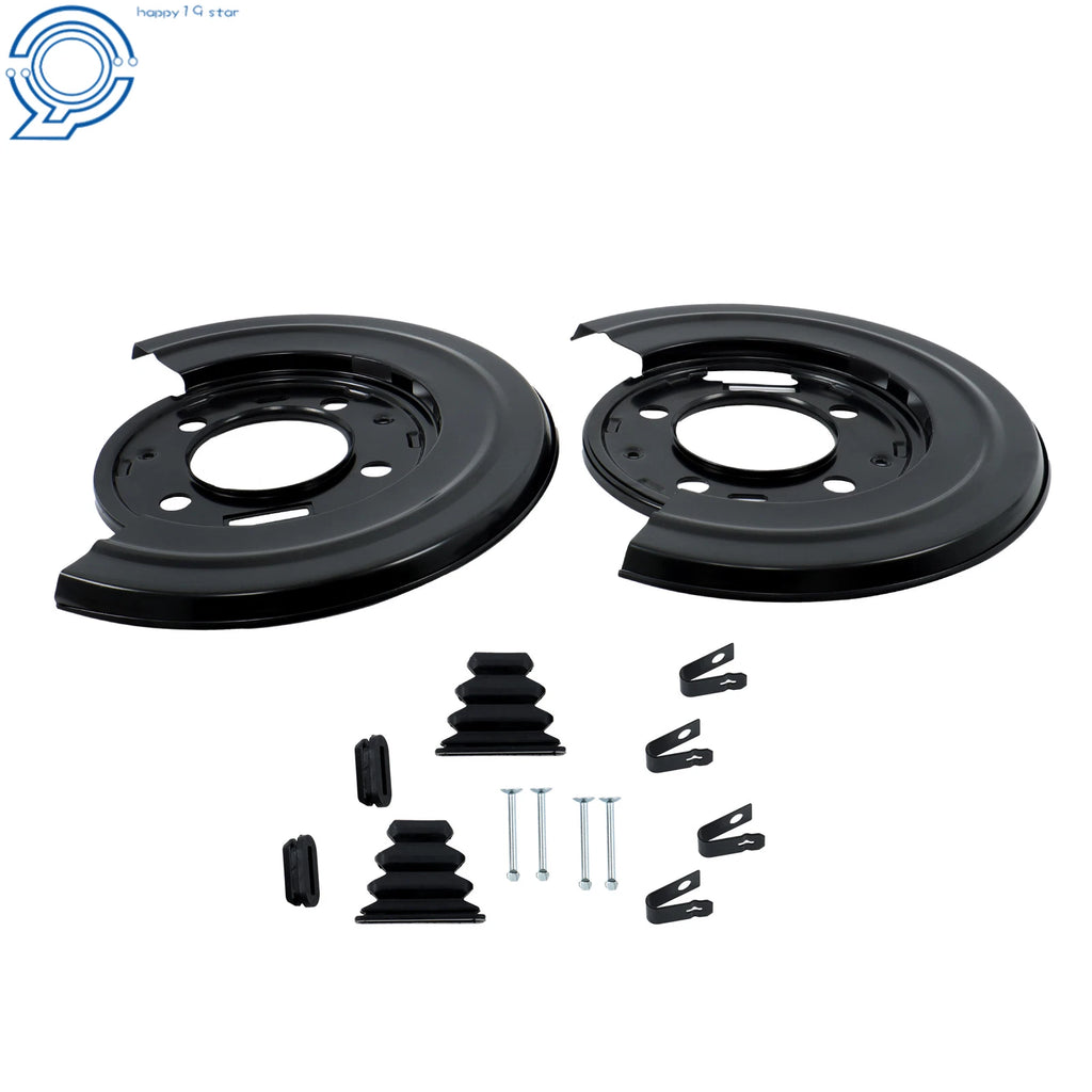 Set of 2 Rear Brake Dust Shields for Ford F-250 (2005–2010)