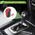 Gear Shift Knob Cover for Nissan Altima (2013–2018) Red Carbon Fiber