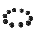 10x Engine Bolt Topper Caps Cover 11mm-14.6mm Black for Harley Dyna Softail