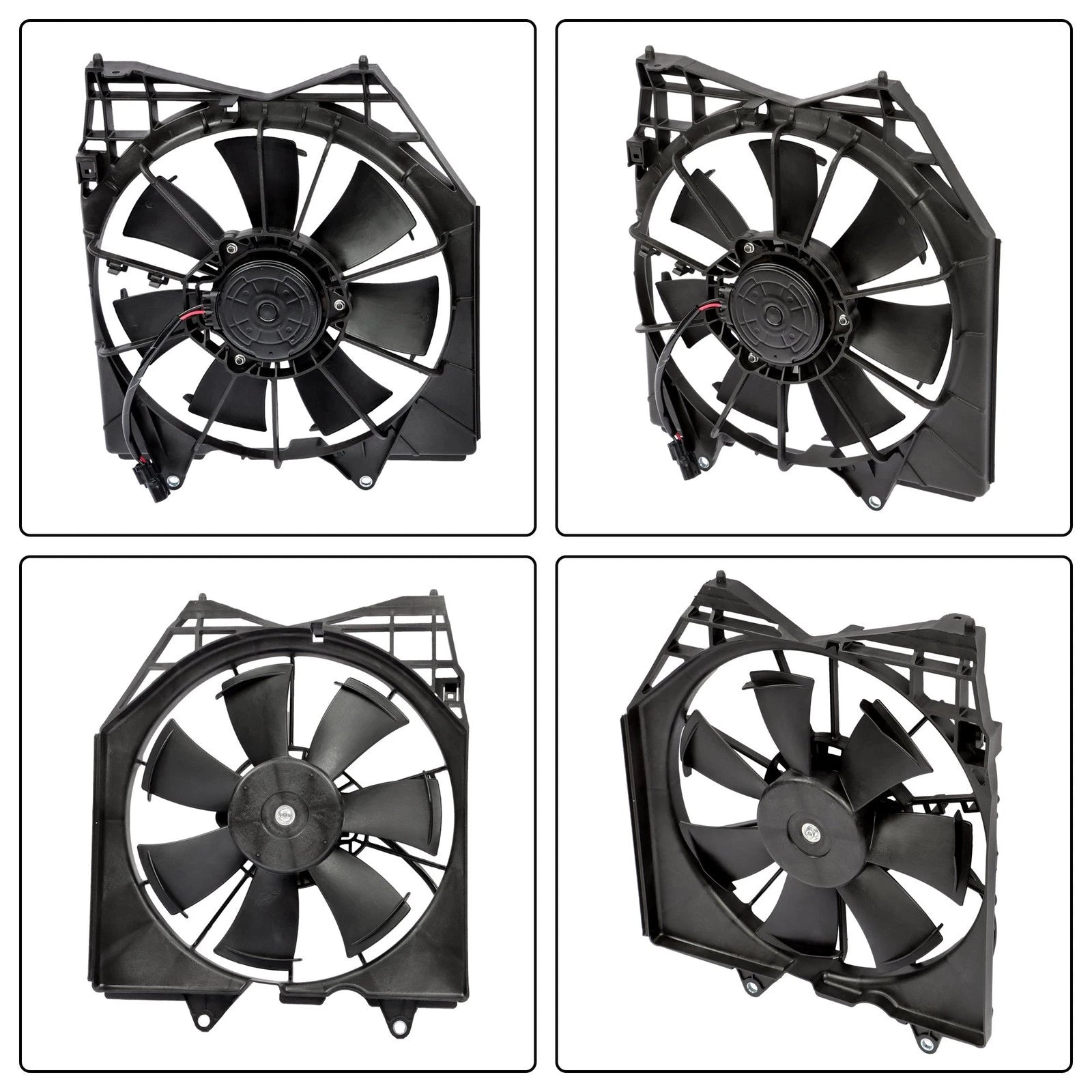 Radiator & AC Condenser Cooling Fan Assy for Honda Accord Acura TLX (2016–2020)