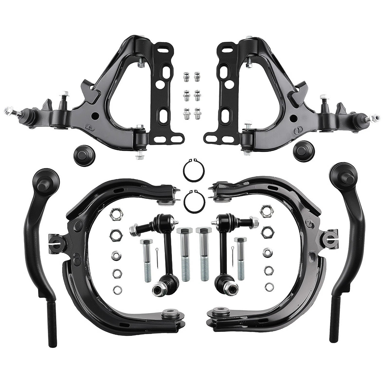 10x Front Control Arms Suspension Kit for Chevy Trailblazer EXT (2004–2007)