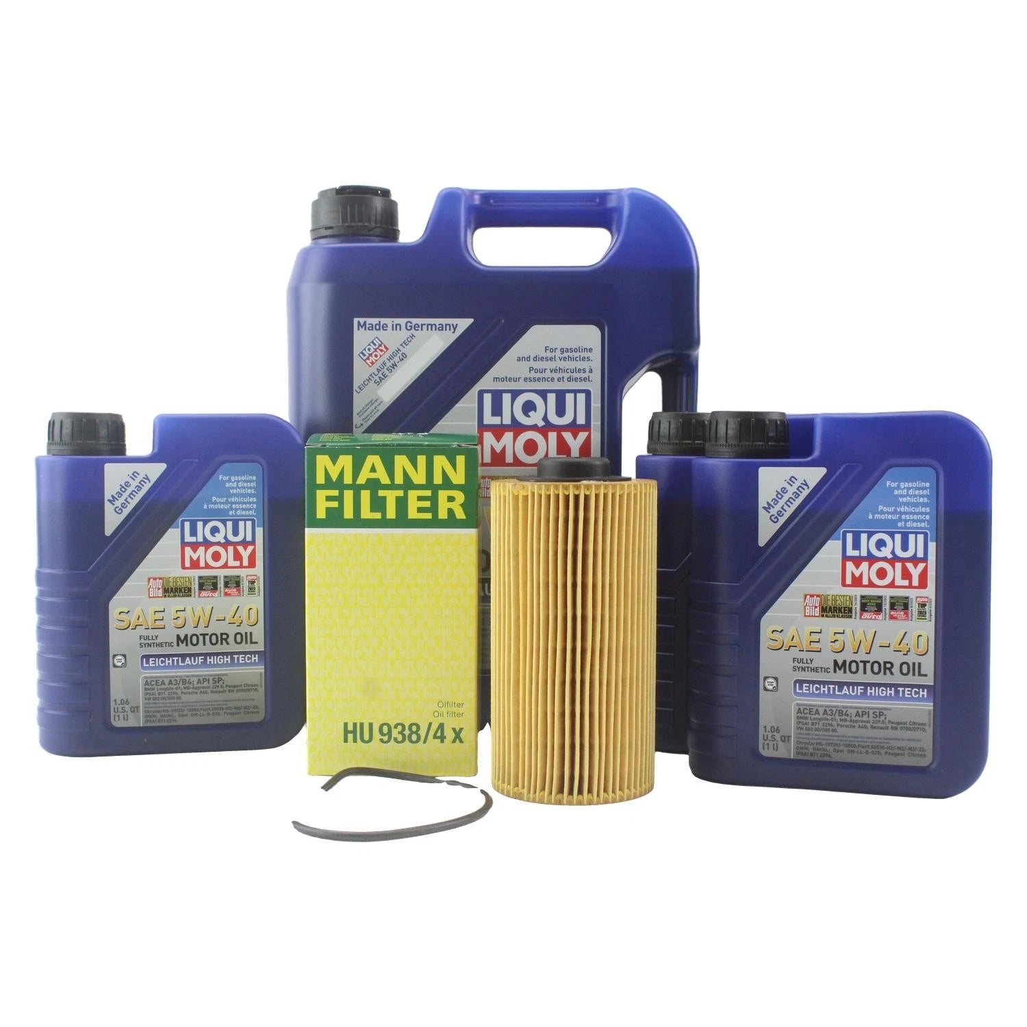 Oil Change Kit for BMW M60/M62 (1993–2003) - 8L Liqui Moly 5W-40