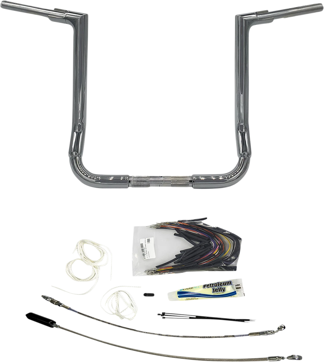 1-1/2" EZ Install Flat Top Handlebar Kit for FAT BAGGERS INC. (Chrome)