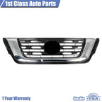 Chrome & Black Front Upper Bumper Grille for Nissan Pathfinder (2017–2020)