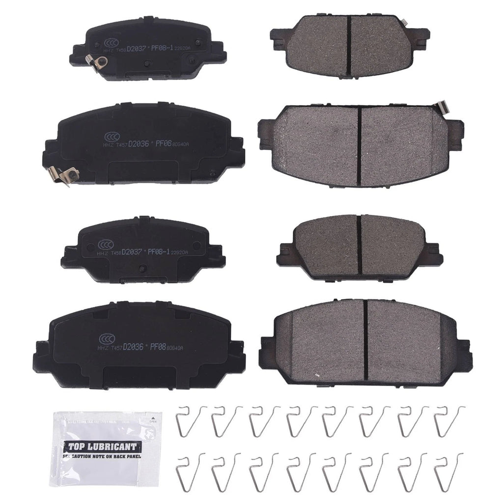 Set of 8 Ceramic Brake Pads for Honda CR-V (2017–2022)