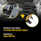 Hood Release Lock Latch Control Cable for Ford Escape (2013–2018) CJ5Z16A770A H