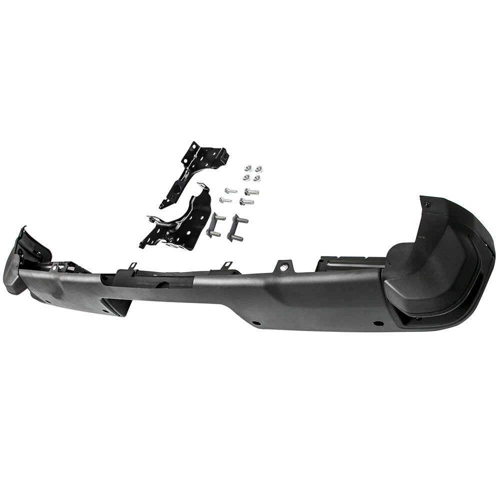 Rear Bumper Assembly with Sensor Hole & Bracket for Chevy Silverado 1500 (2014–2018)