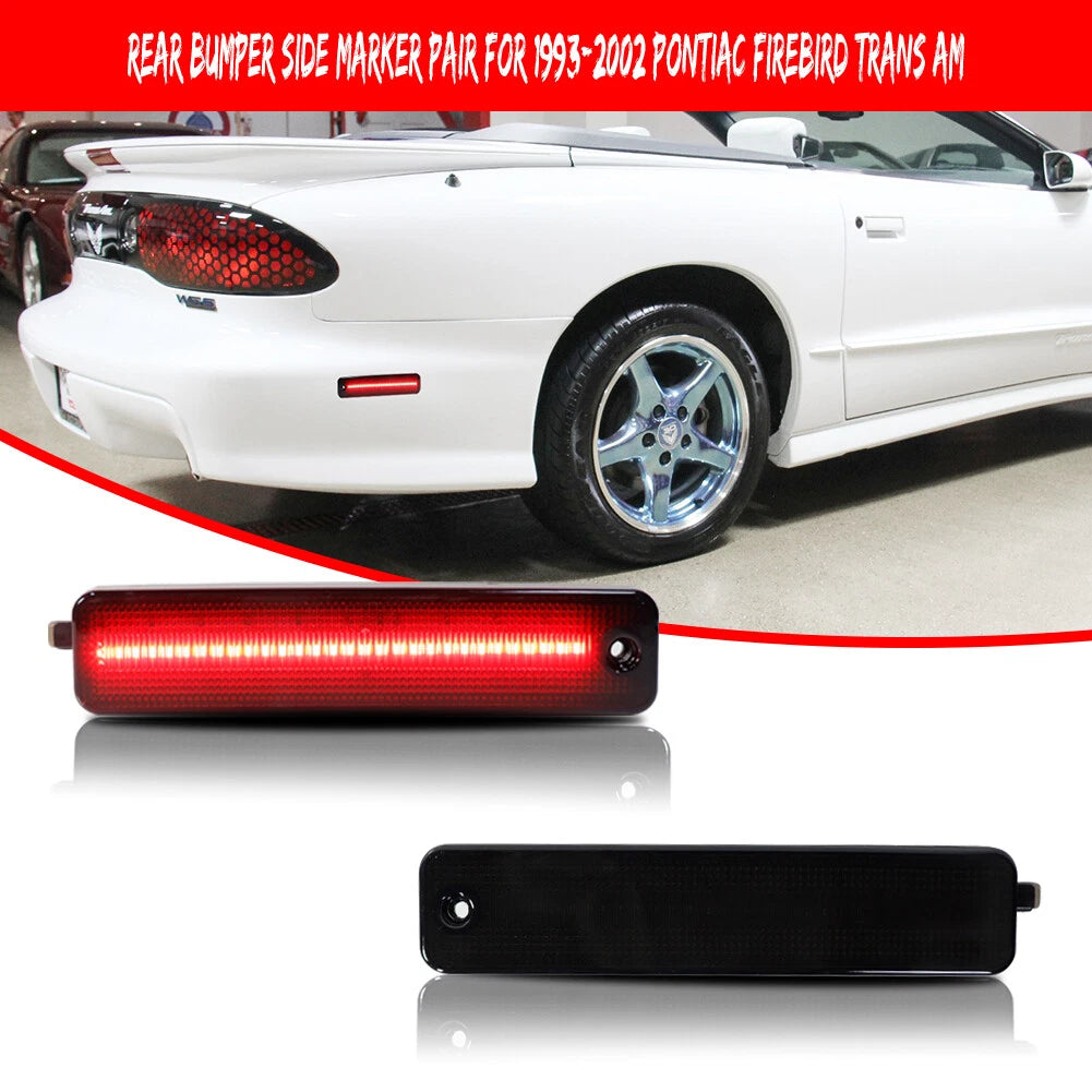 Smoke LED Side Marker Lights for Pontiac Firebird Trans AM (1993–2002)