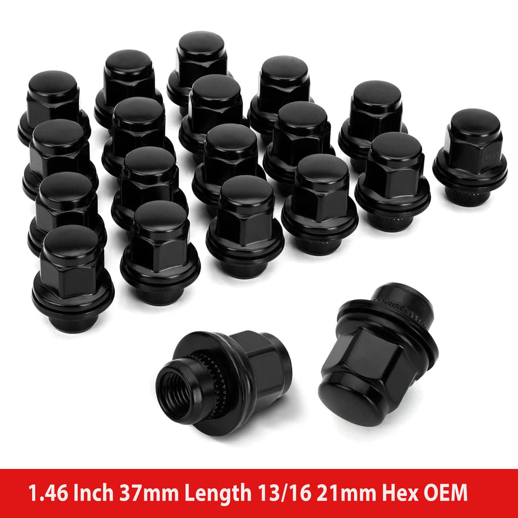 20x Mag Seat Lug Nuts for Toyota Tacoma 4Runner Camry Sienna (M12x1.5)