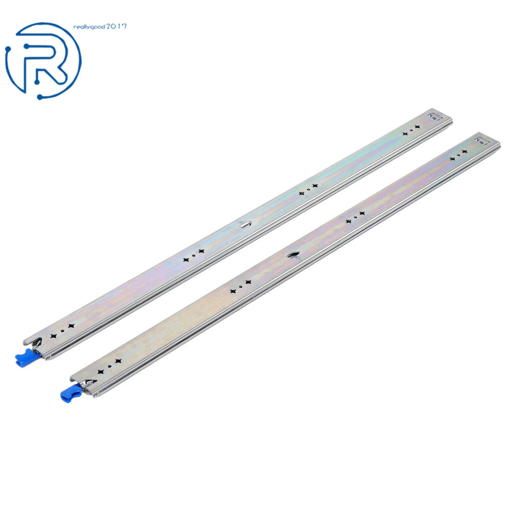 1 Pair Heavy Duty Drawer Slides for Universal Use (36 Inch, 250 Lbs)