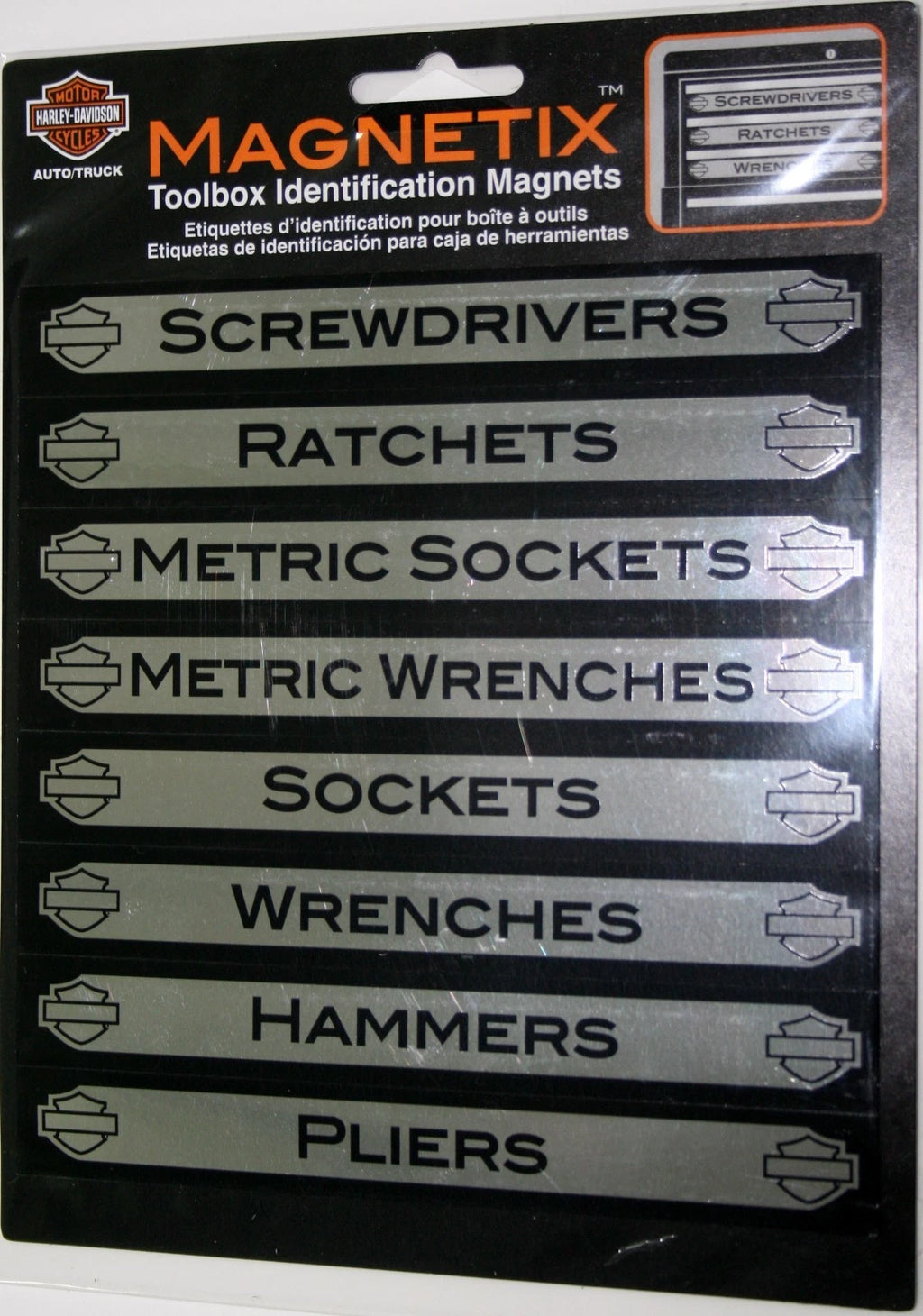 16 Pack Toolbox Identification Magnets for Harley-Davidson (2010–2023)