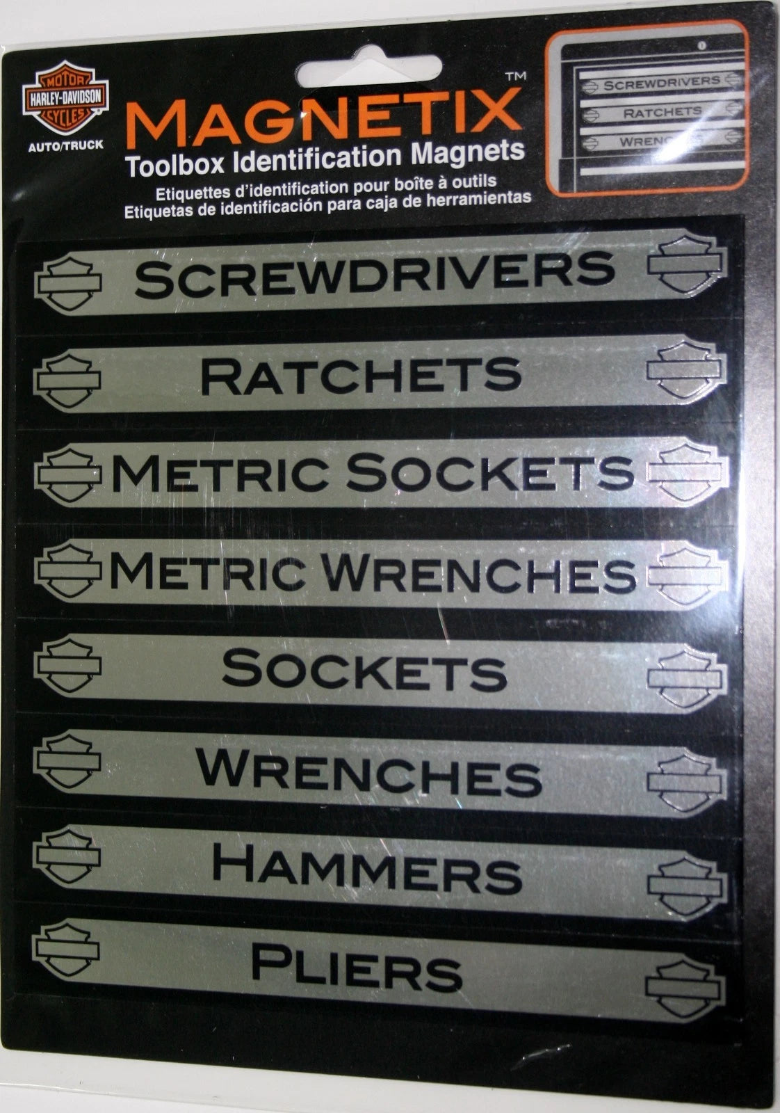 16 Pack Toolbox Identification Magnets for Harley-Davidson (2010–2023)