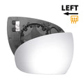 Left Side Heated White Mirror Glass for Hyundai Tucson (2016–2019)