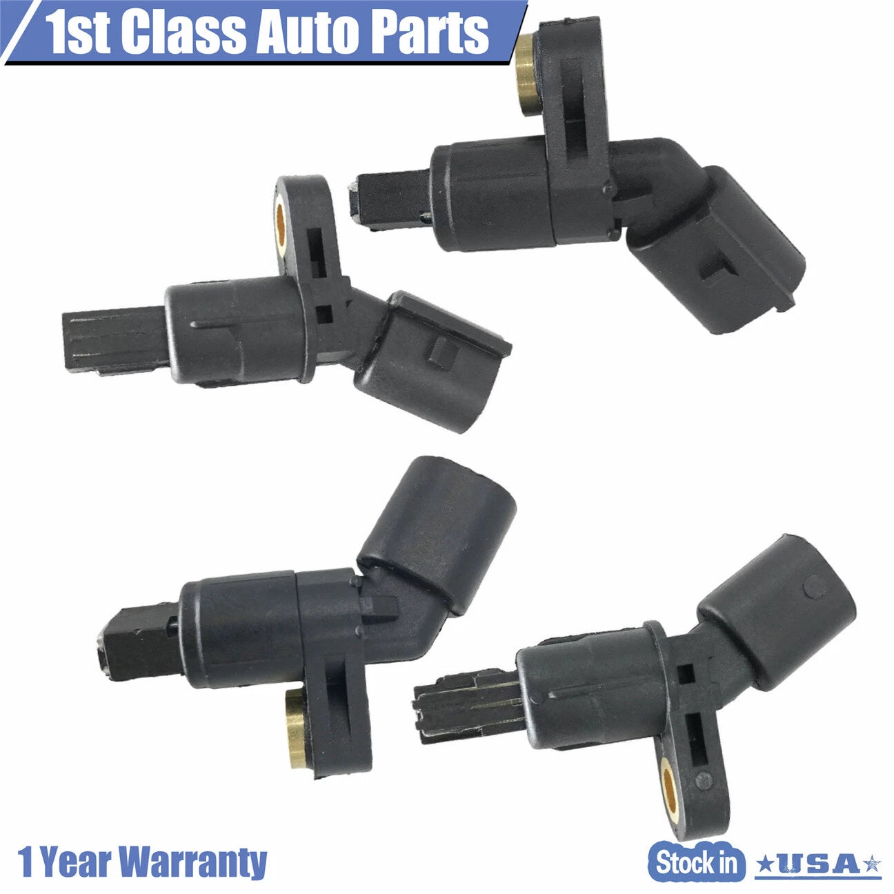 ABS Wheel Speed Sensor Set of 2 for VW Beetle Golf Audi TT (1998–2010) 970-038