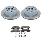 DuraGo Rear Rotors & TRW Pro Ceramic Disc Brake Pads Kit for Avalanche 1500, Tahoe (2007–2013)