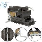 6" Cross Drill Press Vise Slide X-Y Clamp for Metal Milling Machine