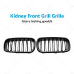 Glossy Black Front Hood Bumper Grille for BMW X5 (2014–2019)