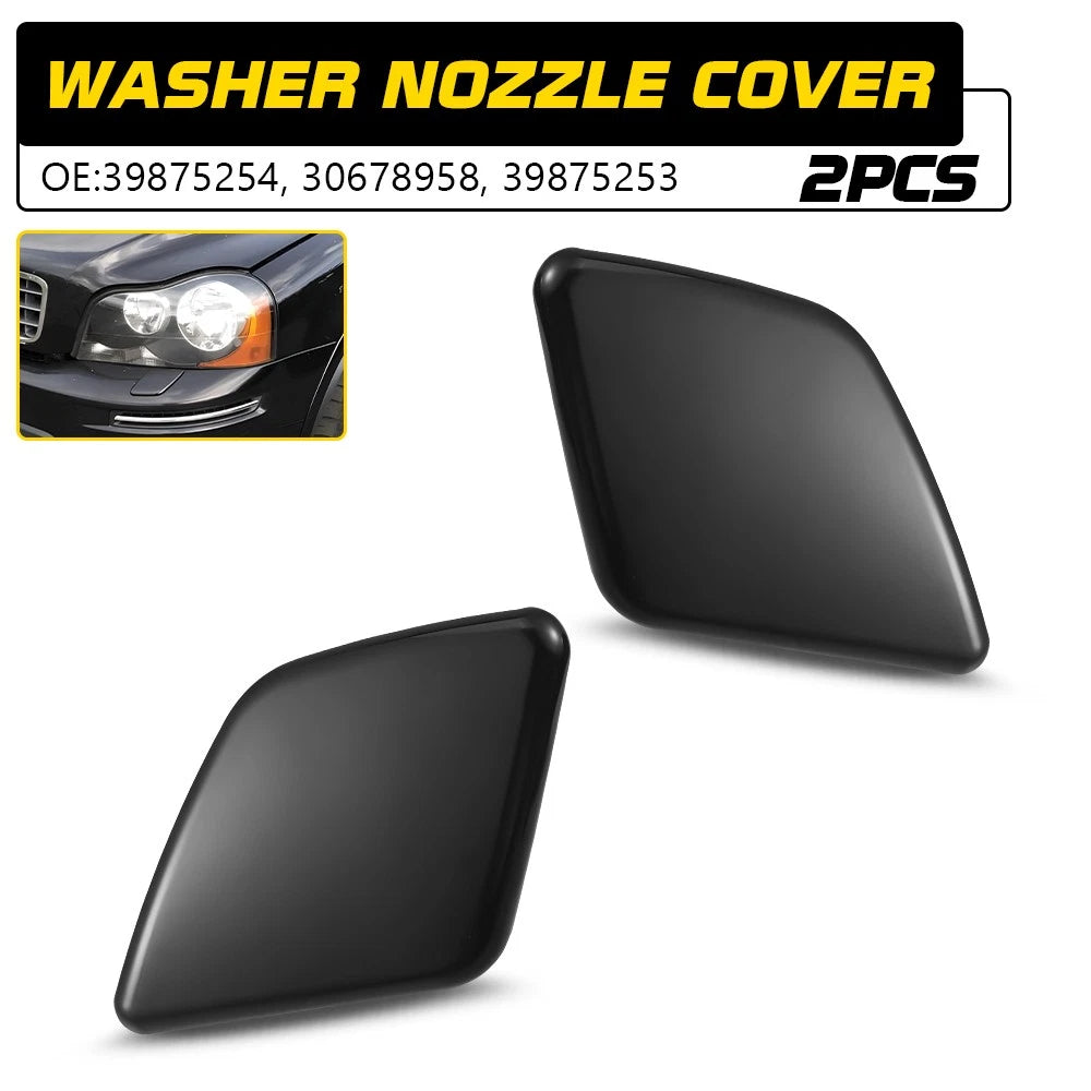 Set of 2 Headlight Washer Nozzle Covers for Volvo XC90 (2007–2014)