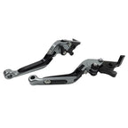 Titan Extendable Brake Clutch Levers for Kawasaki ZX1400 ZX14R ZZR1400 (06-17)