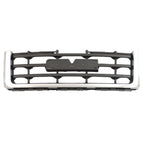 Replacement Black Chrome Plastic Front Grille (See compatibility Chart)