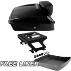 Chopped Trunk Pad Solo Mount Rack for Harley Sport Glide FLSB (2018–2025)