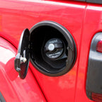 Locking Gas Tank Cap Fuel Filler Door Cover for 2018-2023 Jeep Wrangler JL
