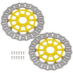 Pair 11.8in Floating Front Brake Rotors for Harley Touring (2008–2019)