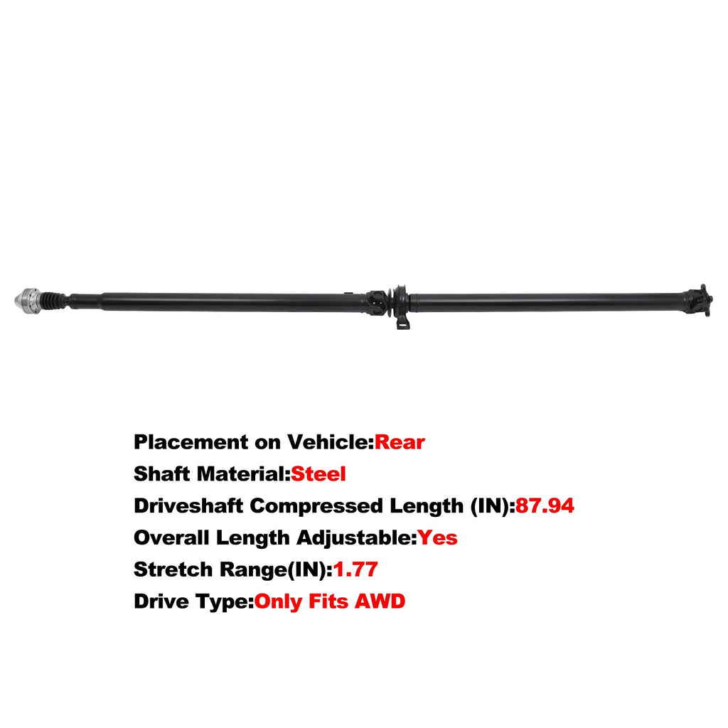 Rear Driveshaft for Chevrolet Equinox (2005–2006) 6Cyl 3.4L AWD 936-120