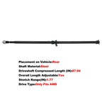 Rear Driveshaft for Chevrolet Equinox (2005–2006) 6Cyl 3.4L AWD 936-120
