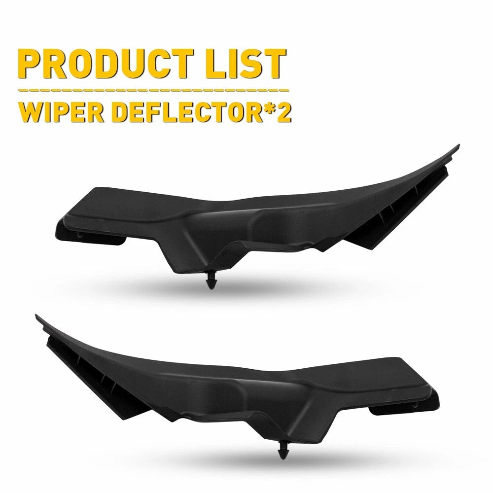 Set of 2 Windshield Wiper Cowl Accessories for Toyota Tundra (2014–2021)