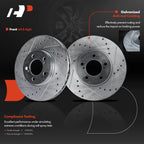 Front Drilled Brake Rotors & Pads for Ford Taurus Mercury (1996–2007)