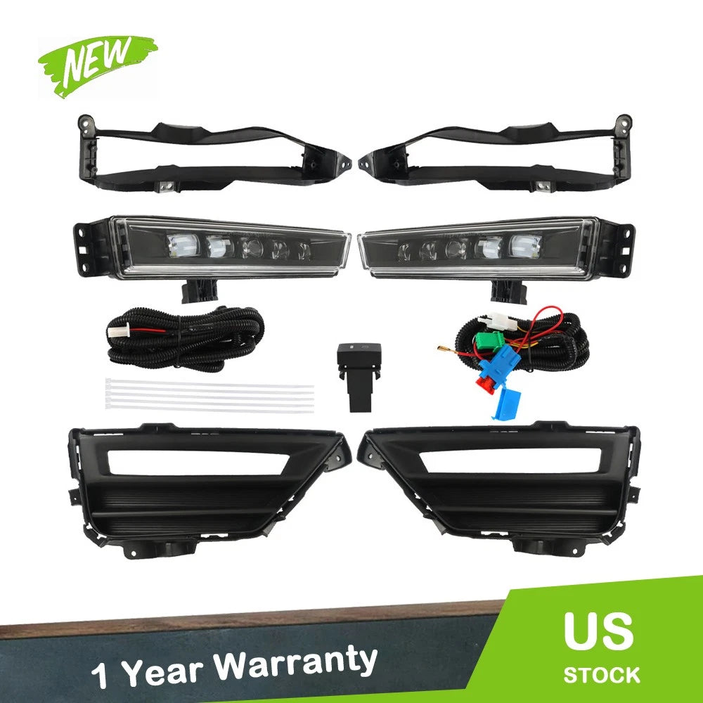 Pair LED Front Fog Lights for Honda CR-V (2020–2022)